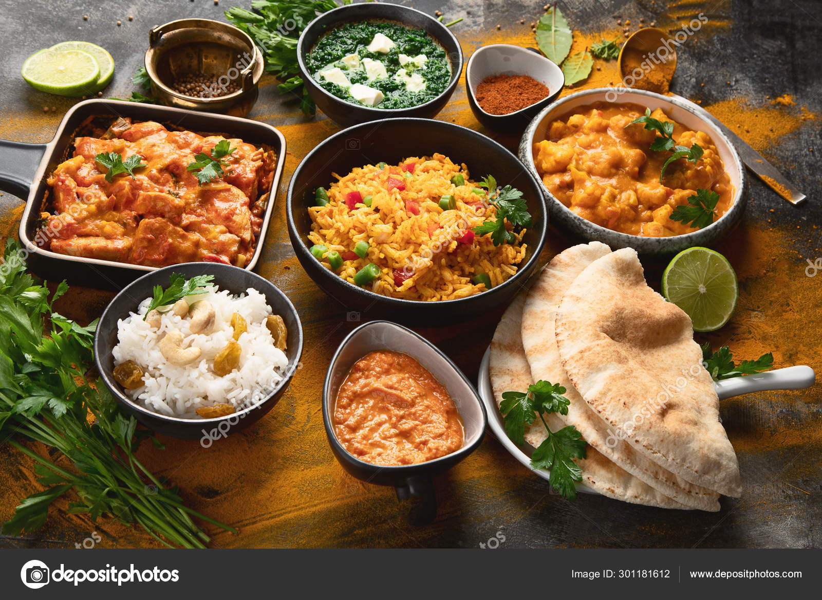 Assorted Indian Food On Black Background Stock Photo By bit245 301181612 assorted-indian-food-on-black-background-stock-photo-by-bit245-301181612