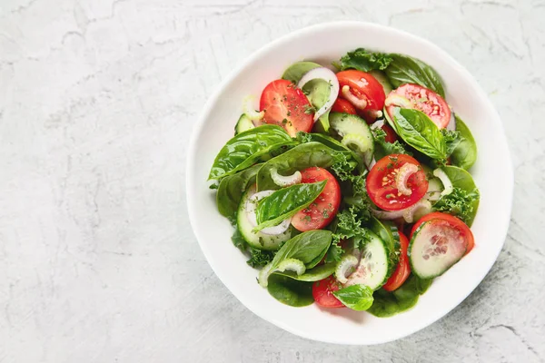 Ensalada Verduras Saludables Menú Dieta Vegetariana Vegetariana Concepto Comer Limpio — Foto de Stock