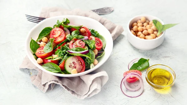 Salada de legumes saudáveis ,. — Fotografia de Stock