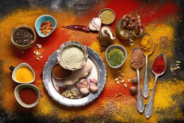 Farklı baharatlar.
