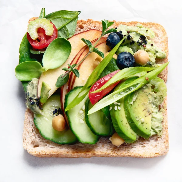 Vegan sandwich — Stock Photo, Image