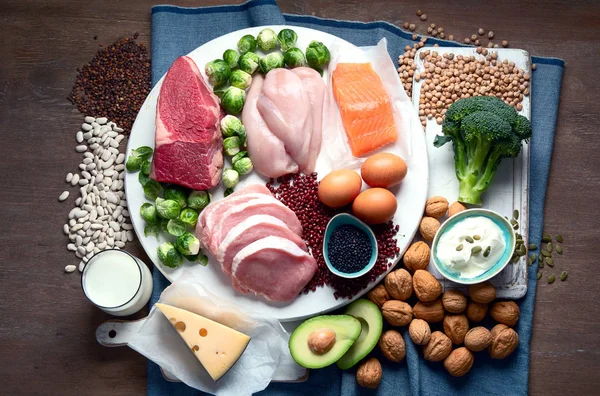 最高のタンパク質食品 — ストック写真