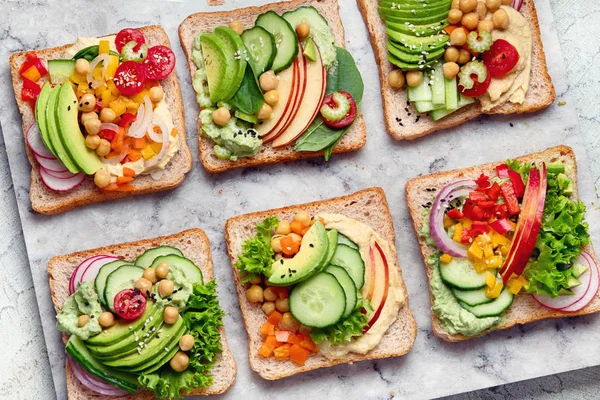 Plantaardige broodjes — Stockfoto