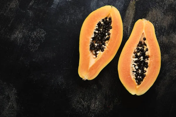 Dojrzała papaja świeży — Zdjęcie stockowe