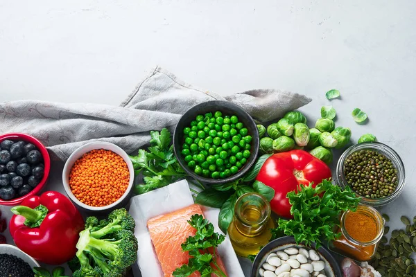 Comida Saudável Vírus Coronavírus Proteção Alimentar Imunidade Impulsionar Conceito Alimentos — Fotografia de Stock