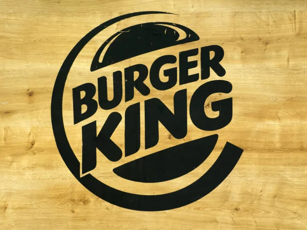 Polska Kraków Marca 2018 Logo Burger King Restaurant Galerii Krakowskiej — Zdjęcie stockowe