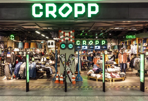 Polónia Krakow Março 2018 Cropp Store Galeria Krakowska Cropp Uma — Fotografia de Stock