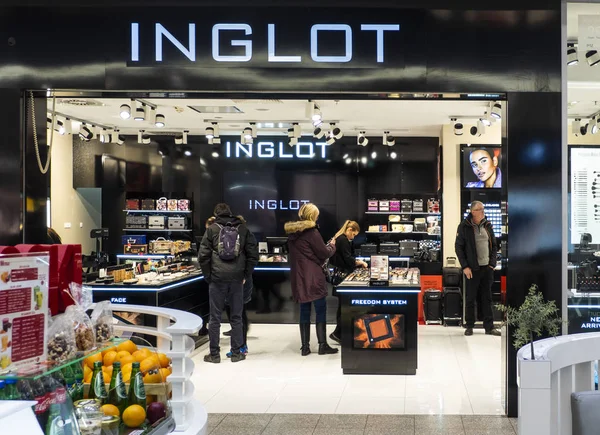 Polen Krakau Maart 2018 Inglot Winkel Galeria Krakowska — Stockfoto