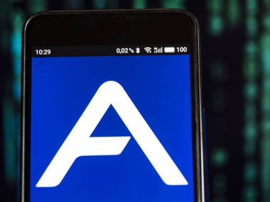 Kiev, Ukrayna 13 Eylül 2018: Arista ağlar şirket logosu akıllı telefon görüntülenen gördüm. Arista ağlar Merkezi Santa Clara, Kaliforniya, ABD'de bulunan bir şirkettir bilgisayar ağ. 