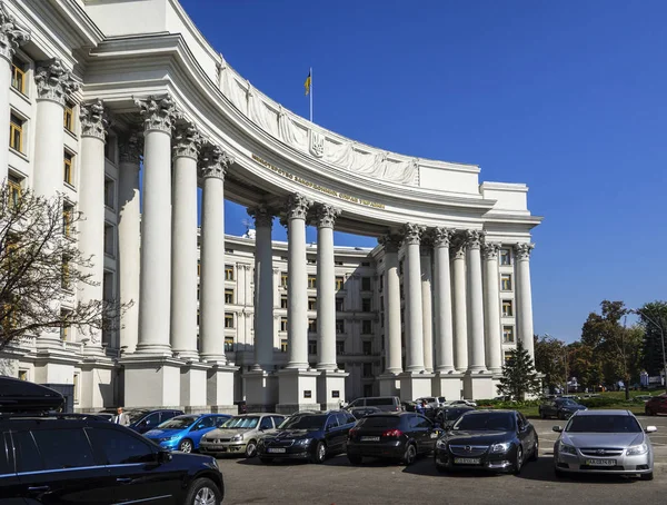 Kiev Ukrayna Eylül 2018 Bina Ukrayna Dışişleri Bakanlığı — Stok fotoğraf
