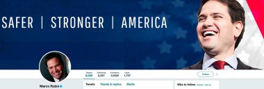 Marco Rubio için heyecan sayfası. Marco Antonio Rubio, ABD'li siyasetçi, avukat ve Birleşik Devletler senatörü Florida eyaleti için olduğunu. Cumhuriyetçi Parti üyesi