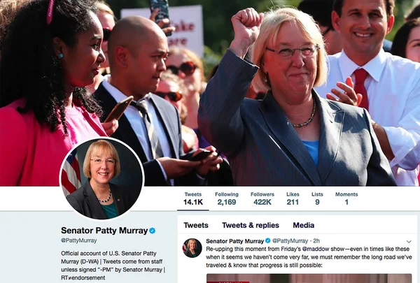 Patty Murray için heyecan sayfası. Patricia Lynn Murray Washington'dan, o ilk 1992 yılında seçildi bir koltuk üst düzey Amerika Birleşik Devletleri Senatör olarak hizmet veren ABD'li siyasetçi olduğunu. Washington Eyaleti ilk f Demokrat Parti, Murray üyesidir