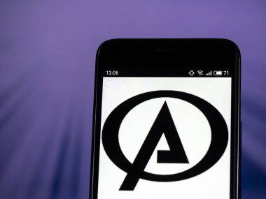 Kiev, Ukrayna - 10 Ekim 2018: Alion bilim ve teknoloji corp logo akıllı telefon görüntülenen gördüm. Savunma sanayi şirketi