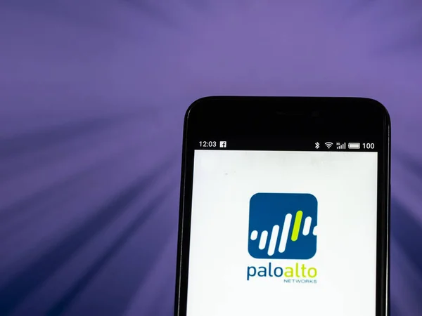 Kijów Ukraina Października 2018 Palo Alto Networks Logo Widoczne Wyświetlane — Zdjęcie stockowe