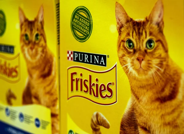 Kiev Ukraine Nov 2018 Frisies Dry Cat Food Store — Stock Photo, Image