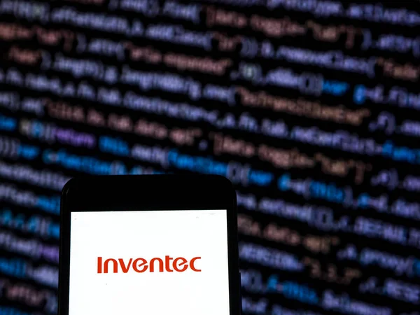 키예프 우크라이나 2018 Inventec 컴퓨터 스마트 전화에 됩니다 Inventec 공사는 — 스톡 사진