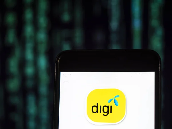 Kiev Ukraine Nov 2018 Digi Telecomunicações Logotipo Empresa Operadora Móvel — Fotografia de Stock