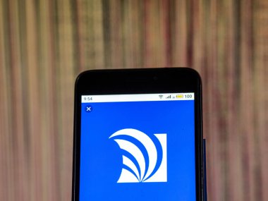 Kiev, Ukrayna - 10 Aralık 2018: Amerisourcebergen toptan şirket logosu akıllı telefon görüntülenen gördüm. 