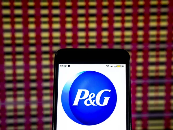 Kiev Ukrajna Dec 2018 Procter Gamble Company Logo Látható Megjelenített — Stock Fotó