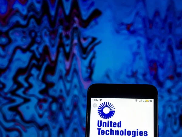 Kiev Ucrania Diciembre 2018 Logotipo Empresa Fabricación United Technologies Corporation — Foto de Stock