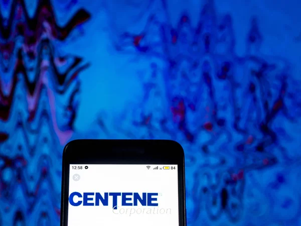 Kiew Ukraine Dezember 2018 Firmenlogo Der Centene Corporation Insurance Company — Stockfoto