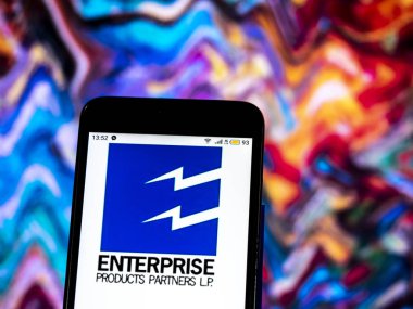 Kiev, Ukrayna - 14 Aralık 2018: Kurumsal Ürünler Şirket logosu akıllı telefon görüntülenen gördüm.