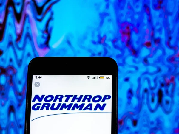 Kiev Ukraine Dezembro 2018 Logotipo Northrop Grumman Aerospace Empresa Defesa — Fotografia de Stock