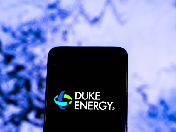 Kijów Ukraina Grudzień 2018 Książę Energii Elektrycznej Firmy Logo Widoczne — Zdjęcie stockowe