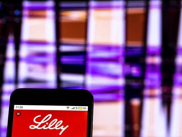 Київ Україна Грудня 2018 Роки Eli Lilly Компанія Фармацевтична Компанія — стокове фото