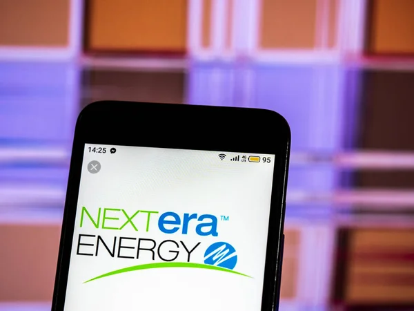 키예프 우크라이나 2018 Nextera 에너지 서비스 로고는 스마트 — 스톡 사진