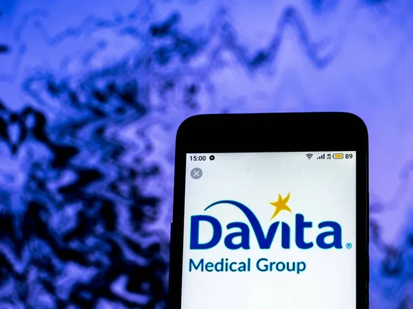 Kiev Ukraine Dec 2018 Davita Healthcare Company Logo Seen Display — Stockfoto