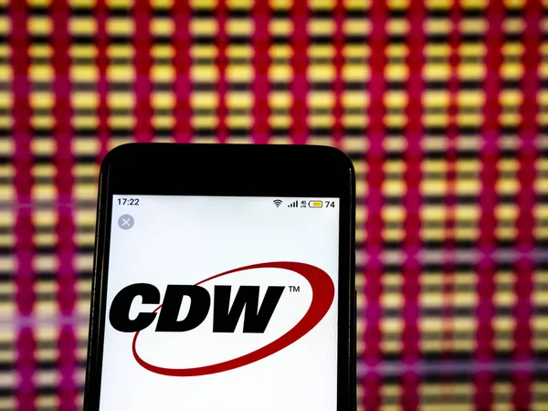 Κίεβο Ουκρανία Δεκ 2018 Cdw Corporation Λογότυπο Δει Εμφανίζεται Στο — Φωτογραφία Αρχείου