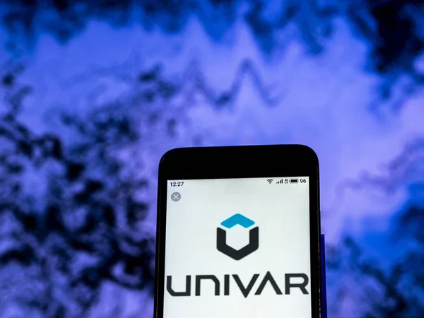 키예프 우크라이나 2018 Univar 로고는 스마트 — 스톡 사진