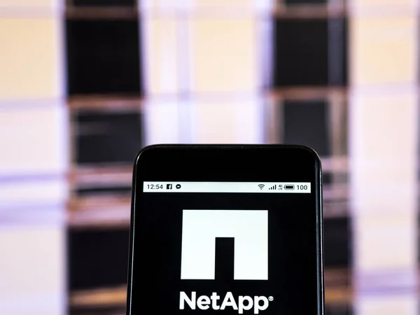 키예프 우크라이나 2019 Netapp 로고는 스마트 — 스톡 사진