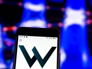 Kiev, Ukrayna - 9 Ocak 2019: Watsco Hvac şirket logosu akıllı telefon görüntülenen gördüm.