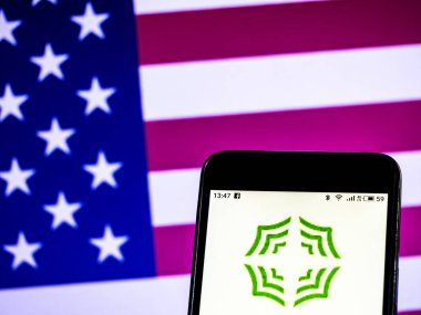 Kiev, Ukrayna - 18 Ocak 2019: Insperity şirket logosu akıllı telefon görüntülenen gördüm