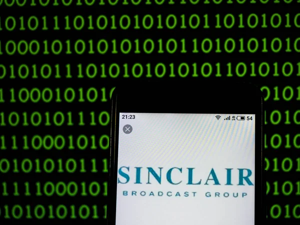 Kiev Ukraine Jan 2019 Sinclair Broadcast Group Telecommunications Company Logo — Stock Photo, Image