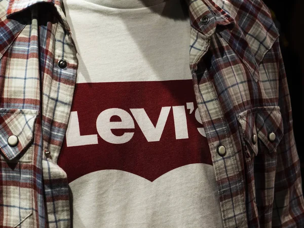 Kiev Ucrania Enero 2019 Camiseta Con Las Palabras Lev Looks — Foto de Stock