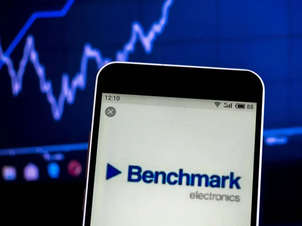 Kiev Ukraine Feb 2019 Benchmark Electronics Ems Company Logo Seen — Stock Photo, Image