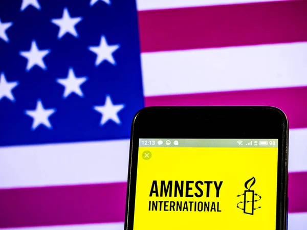 Amnesty International international non-governmental organizatio — Stock Photo, Image