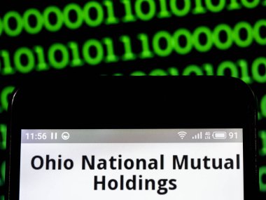 Akıllı üzerinde görülen Ohio Ulusal karşılıklı Holdings, Inc logosu görüntülenen