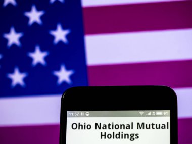 Akıllı üzerinde görülen Ohio Ulusal karşılıklı Holdings, Inc logosu görüntülenen