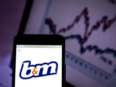 B ve M Avrupa perakende değeri S.A. şirket logosu üzerinde görüntülenen gördüm 