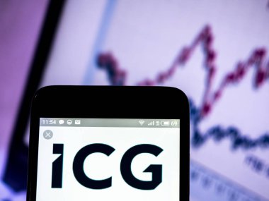 Uluslararası sermaye grubu, Llc şirket logosu gördüm ekranda 