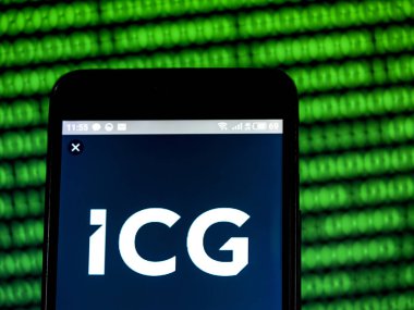 Uluslararası sermaye grubu, Llc şirket logosu gördüm ekranda 