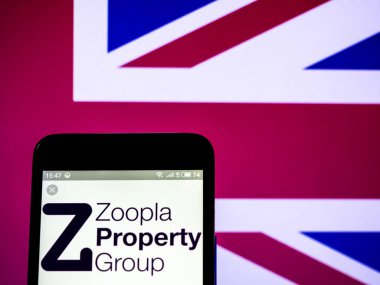 Zoopla özellik grubu (Zpl) plc şirket logosu s üzerinde görüntülenen gördüm