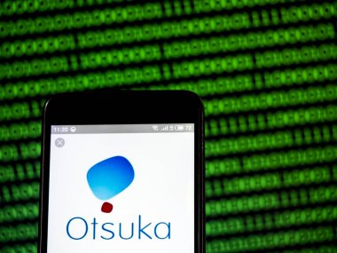 Otsuka ilaç Co., Ltd. şirket logosu s üzerinde görüntülenen gördüm