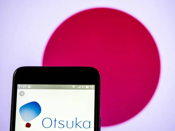 Το λογότυπο της εταιρείας Otsuka Pharmaceutical Co, ε.π.ε. δει εμφανίζεται στο s — Φωτογραφία Αρχείου