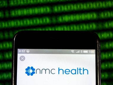 NMC sağlık Plc logo akıllı telefon görüntülenen gördüm.