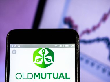 Eski karşılıklı Limited grup logosu akıllı telefon görüntülenen gördüm.